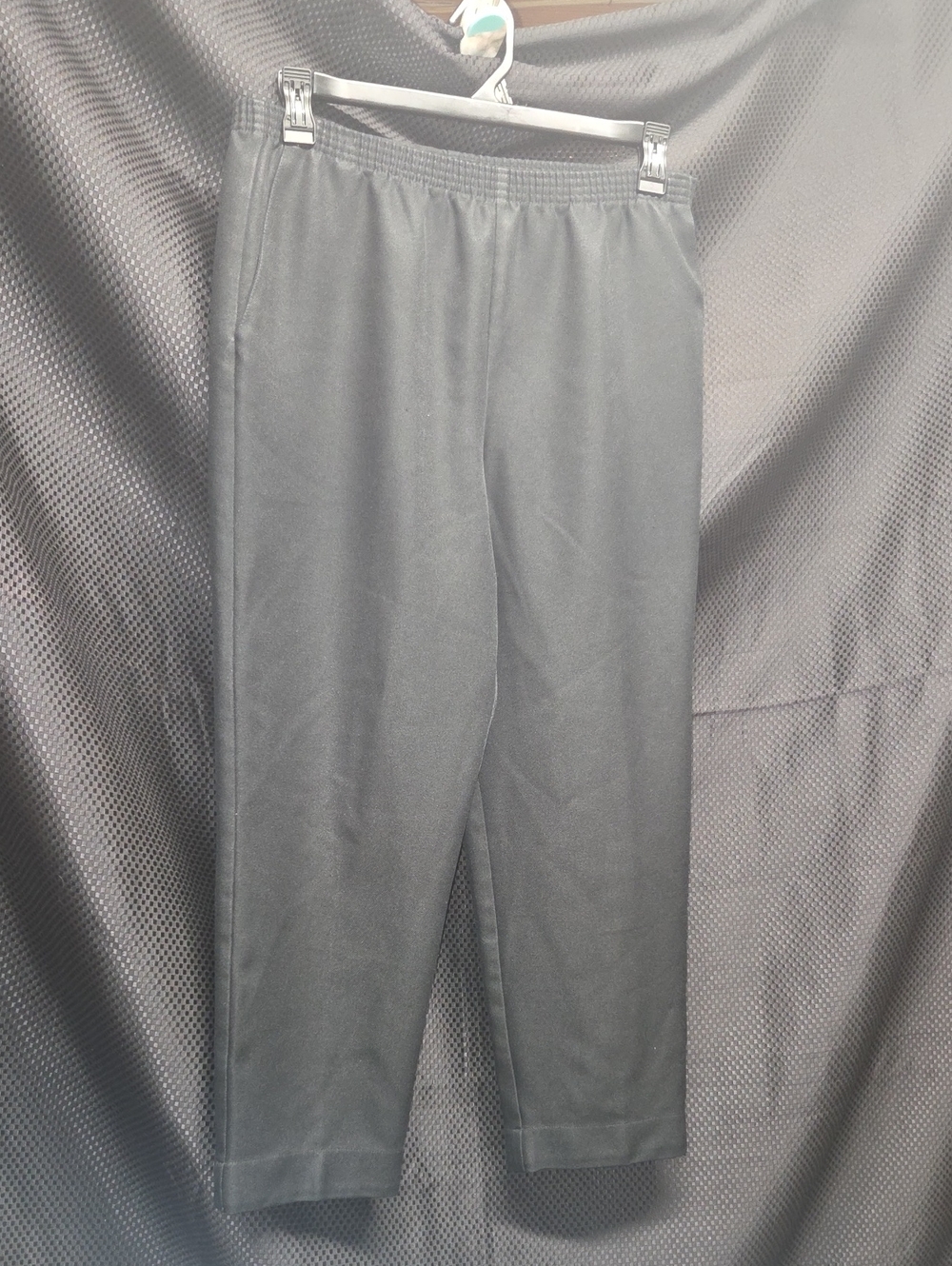 Alfred Dunner Black Pull-On Trousers
